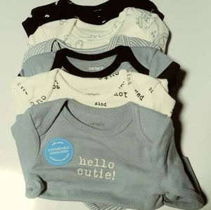 Carters Baby Boy Long Sleeve Bodysuits